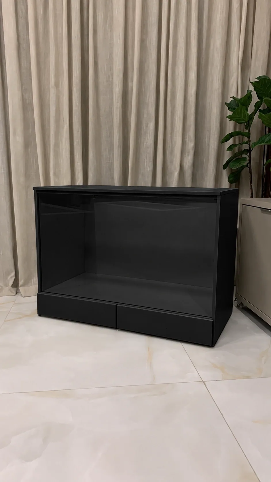 Therrário 100 × 50 × 70 cm — Linha Black