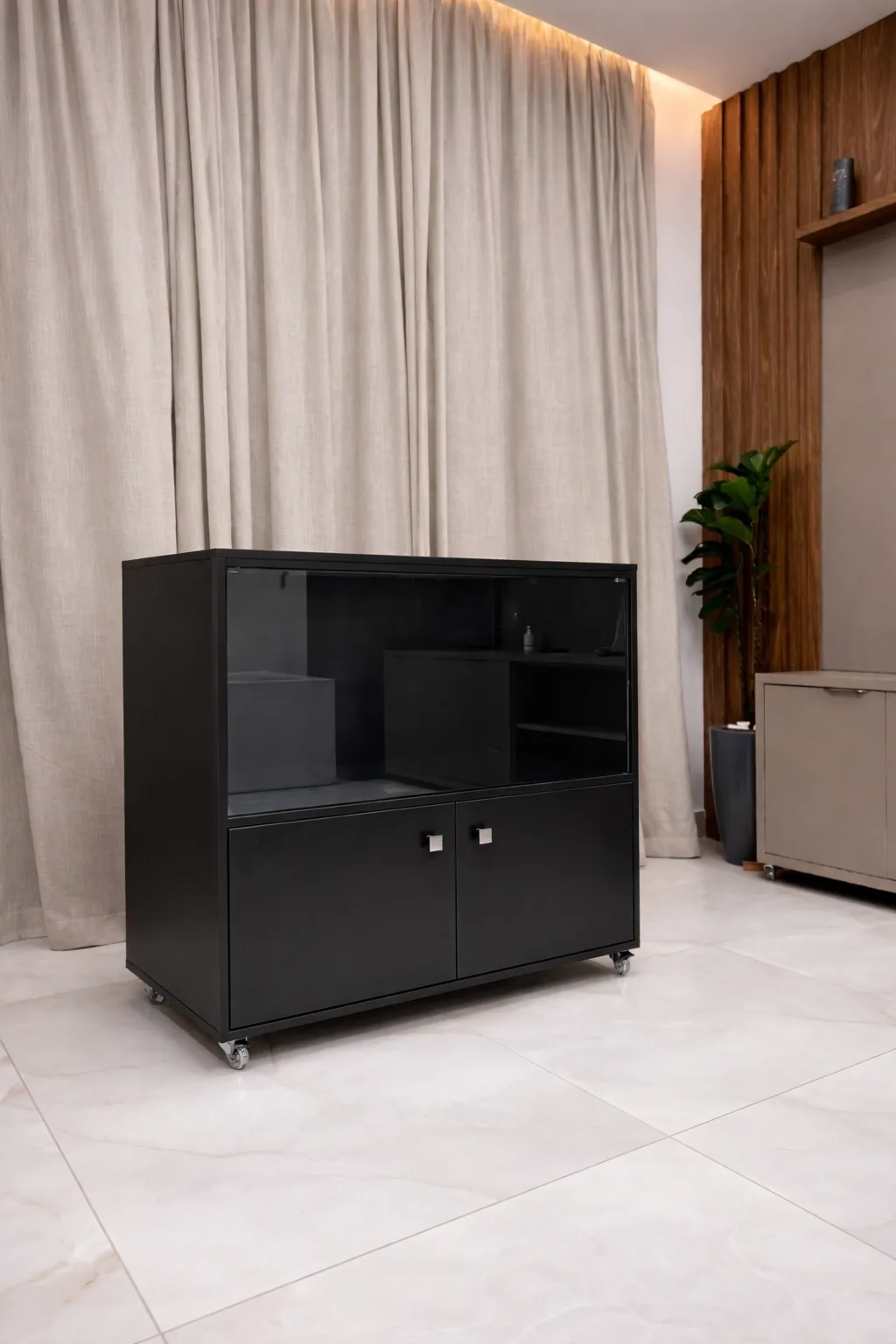 Therrário 100 × 50 × 90 cm — Linha Black