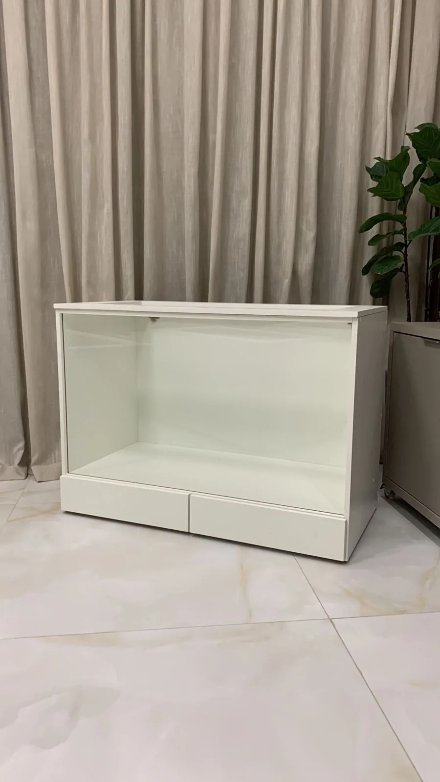 Therrário 100 × 50 × 70 cm — Linha White