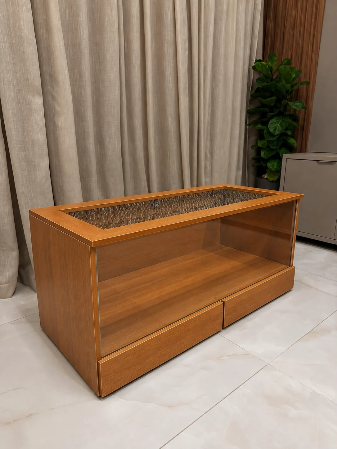 Therrário 120 × 50 × 50 cm — Linha Woody