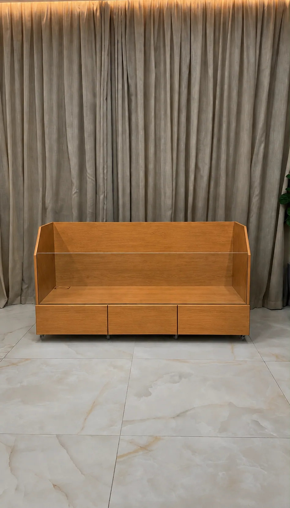 Therrário Plataforma 160 × 80 × 60 cm — Linha Woody